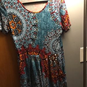 Unique style dress with pockets